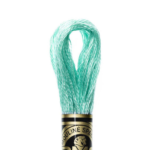 DMC 6 strand embroidery floss mouline 117 964 Light Seagreen