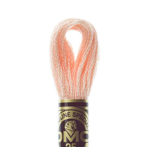 DMC 6 strand embroidery floss mouline 117 967 Light Peach