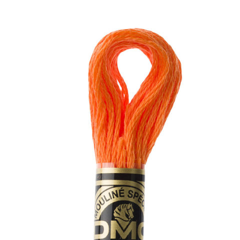 DMC 6 strand embroidery floss mouline 117 970 Light Pumpkin
