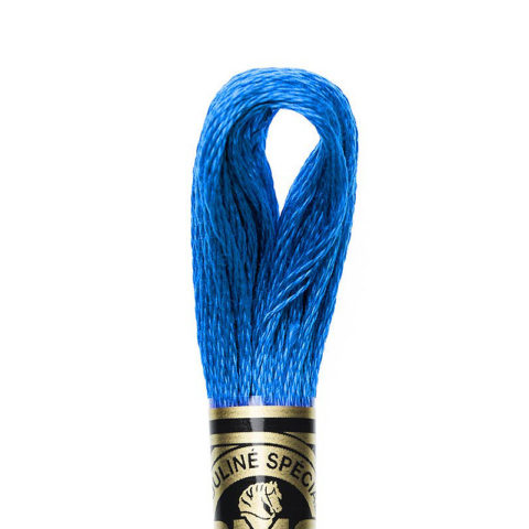 DMC 6 strand embroidery floss mouline 117 995 Dark Electric Blue