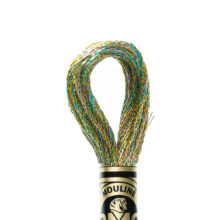 DMC 6 strand embroidery floss mouline 317W E135 Light Effects Golden Dawn Jewel