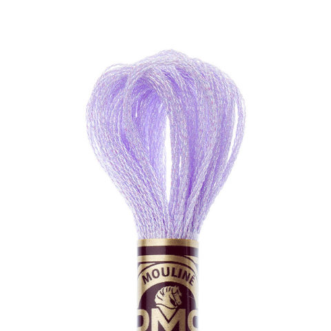 DMC 6 strand embroidery floss mouline 317W E211 Light Effects Lilac Pearlescents