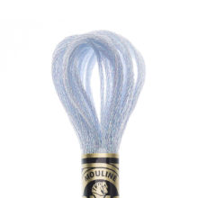 DMC 6 strand embroidery floss mouline 317W E3747 Light Effects Sky Blue Pearlescents
