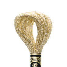 DMC 6 strand embroidery floss mouline 317W E677 Light Effects White Gold Precious Metals