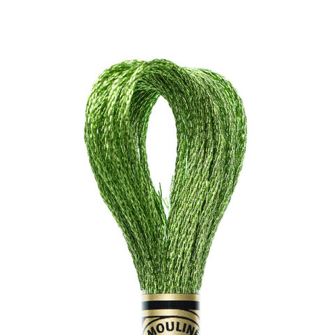 DMC 6 strand embroidery floss mouline 317W E703 Light Effects Light Green Emerald Jewel