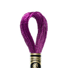 DMC 6 strand embroidery floss mouline 317W E718 Light Effects Pink Garnet Jewel
