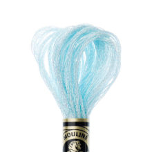 DMC 6 strand embroidery floss mouline 317W E747 Light Effects Baby Blue Pearlescents