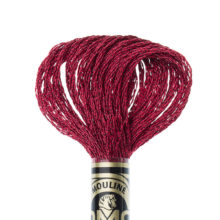 DMC 6 strand embroidery floss mouline 317W E815 Light Effects Dark Ruby Red Jewel