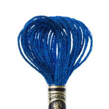 DMC 6 strand embroidery floss mouline 317W E825 Light Effects Blue Sapphire  Jewel