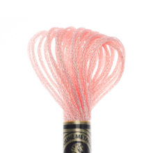 DMC 6 strand embroidery floss mouline 317W E967 Light Effects Soft Peach Pearlescents