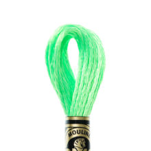 DMC 6 strand embroidery floss mouline 317W E990 Light Effects Neon Green Fluorescent