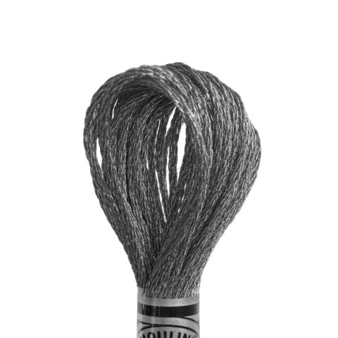 DMC 6 strand embroidery floss mouline 317W Light Effects grayscale