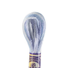 DMC 6 strand embroidery floss mouline 417 4010 Color Variations Winter Sky