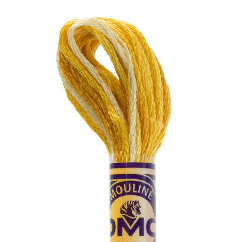 DMC 6 strand embroidery floss mouline 417 4073 Variegated Buttercup