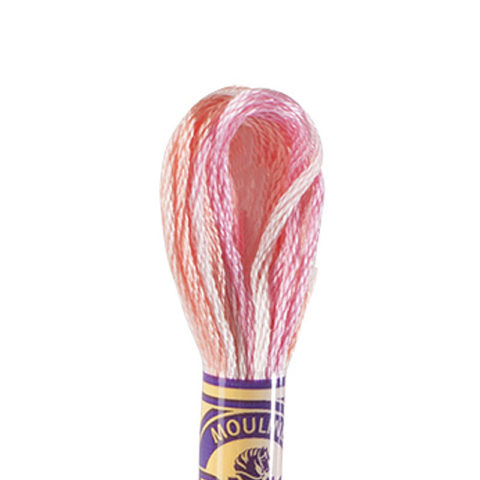 DMC 6 strand embroidery floss mouline 417 4110 Color Variations Sunrise