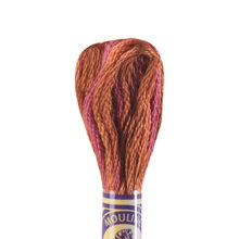 DMC 6 strand embroidery floss mouline 417 4130 Color Variations Chilean Sunset