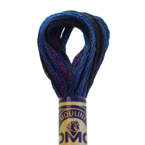 DMC 6 strand embroidery floss mouline 417 4245 Variegated Mystical Midnight