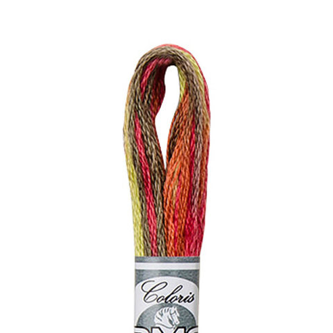 DMC 6 strand embroidery floss mouline 517 4510 Coloris Maple