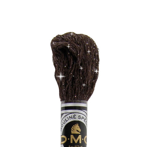 DMC 6 strand embroidery floss mouline 617 Etoile C3371 Black Brown