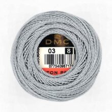 DMC perle cotton size 8 03 medium tin embroidery thread