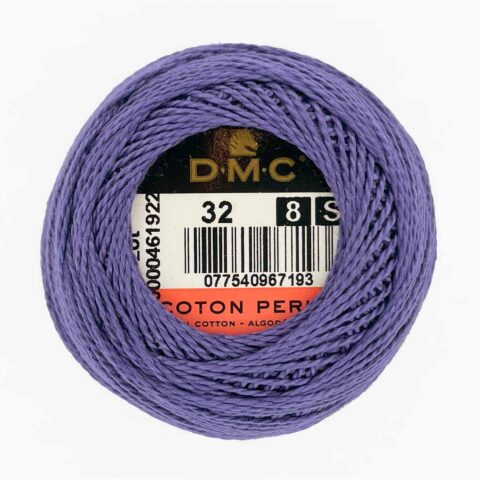 DMC perle cotton size 8 32 antique mauve embroidery thread