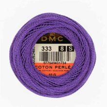 DMC perle cotton size 8 333 violet blue embroidery thread
