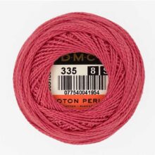 DMC perle cotton size 8 335 Rose embroidery thread