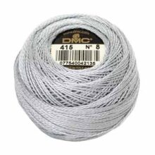 DMC perle cotton size 8 415 Pearl Grey embroidery thread