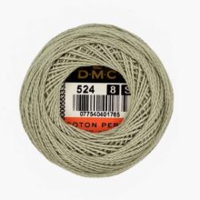 DMC perle cotton size 8 524 very light fern green embroidery thread