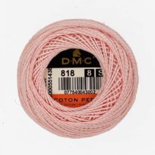 DMC perle cotton size 8 818 Baby Pink embroidery thread