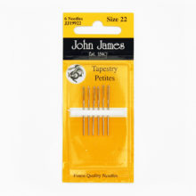 John James tapestry petite hand needles in package