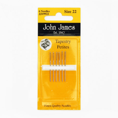 John James tapestry petite hand needles in package