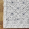 Kaku Asanoha pattern by Sashiko Lab stitched on fabric