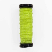 Kreinik fine metallic braid thread size 8 lemon lime 054f