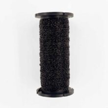 Kreinik very fine metallic braid thread size 4 black 005