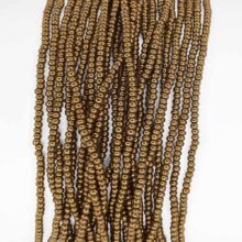 Preciosa style 2100 size 12 0 color 59142 bronze metallic czech glass seed beads style