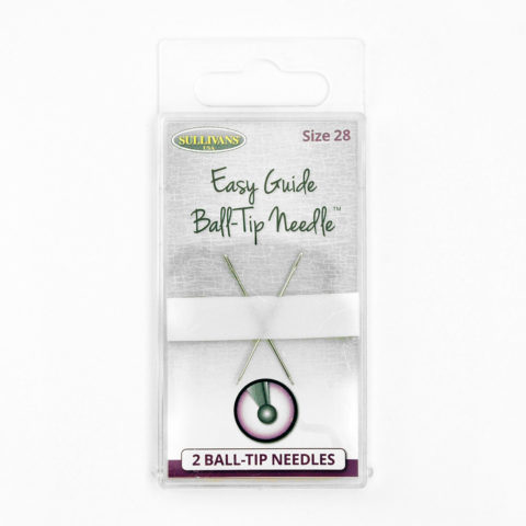 Sullivans easy guide ball tip tapestry hand needles in package