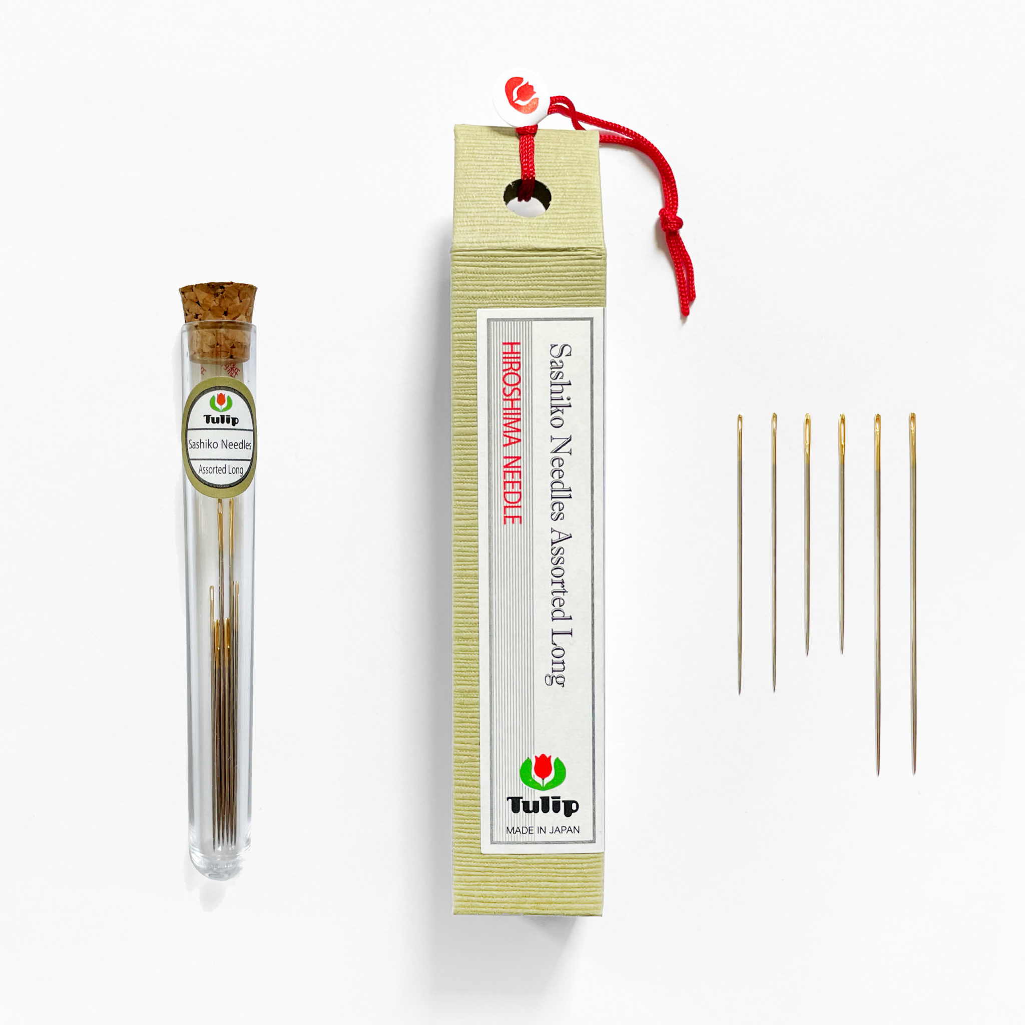 Tulip Premium Long Sashiko Needles (6pack) Maydel