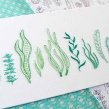Wild Seagrass Kelly Fletcher Fellenn seaweed kelp embroidery pattern