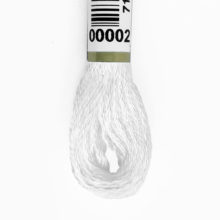 anchor cotton embroidery floss 00002 white