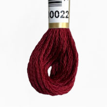anchor cotton embroidery floss 22 burgundy very dark