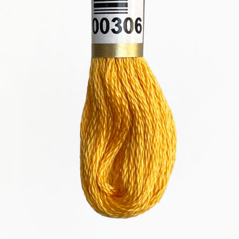 anchor cotton embroidery floss 306 topaz medium light