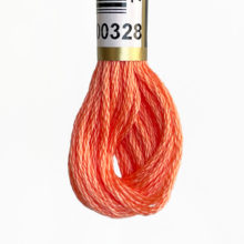 anchor cotton embroidery floss 328 melon light