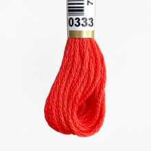 anchor cotton embroidery floss 333 blaze medium light