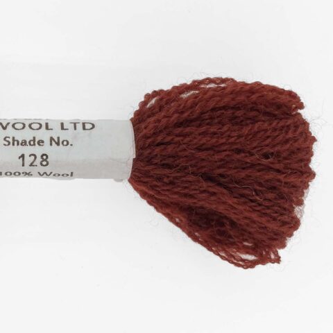 appletons crewel tapestry wool 128 Terra Cotta Ultra Dark