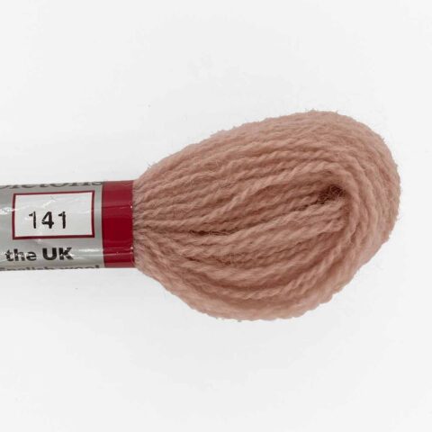 appletons crewel tapestry wool 141 dull rose pink