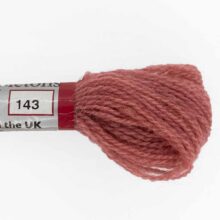 appletons crewel tapestry wool 143 dull rose pink