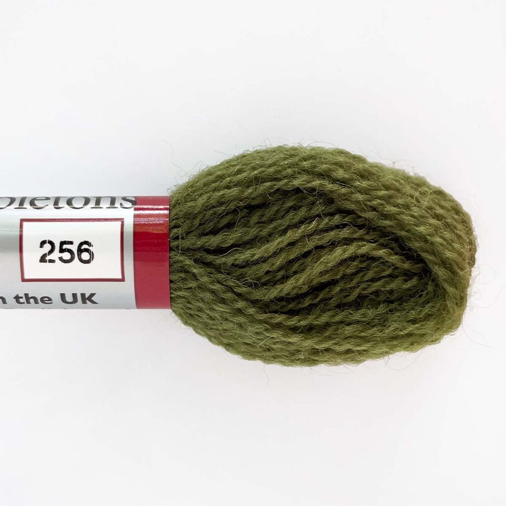 Appletons crewel wool 256 grass green 25m maydel