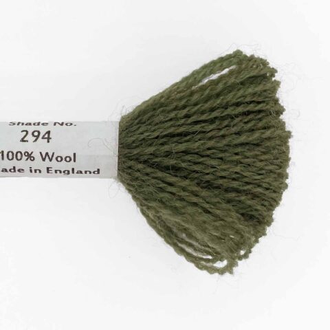 appletons crewel tapestry wool 294 Jacobean green