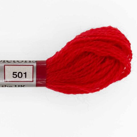 appletons crewel tapestry wool 501 scarlet